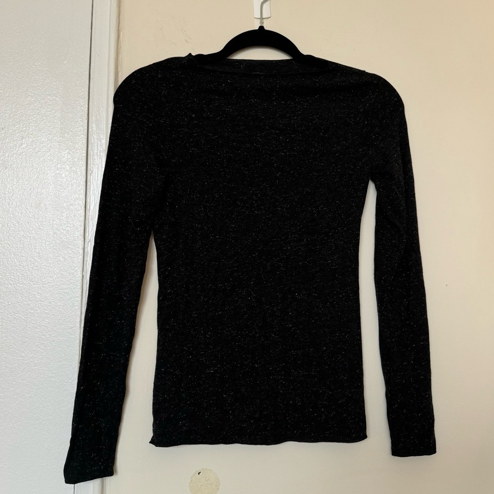 ❌ SOLD ❌ Intimissimi Crewneck Top in Modal Light with Cashmere Lamé - Picture 4 of 7